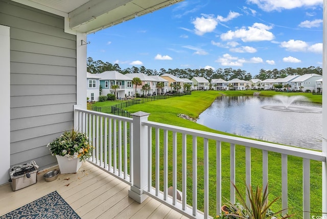104 Splendor Cir, Murrells Inlet, SC 29576 - balcony featuring a residential view and a water view