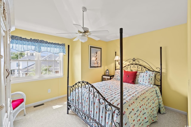 4002 Acorn Way N, Myrtle Beach, SC 29582 - bedroom with carpet floors and a ceiling fan