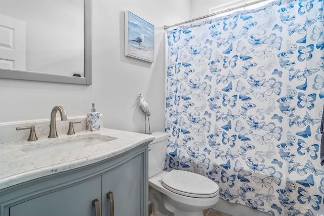 1664 White Starfish Ct, Calabash, NC 28467 - full bath featuring toilet, vanity, and a shower with curtain