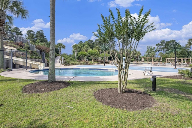 view of community pool