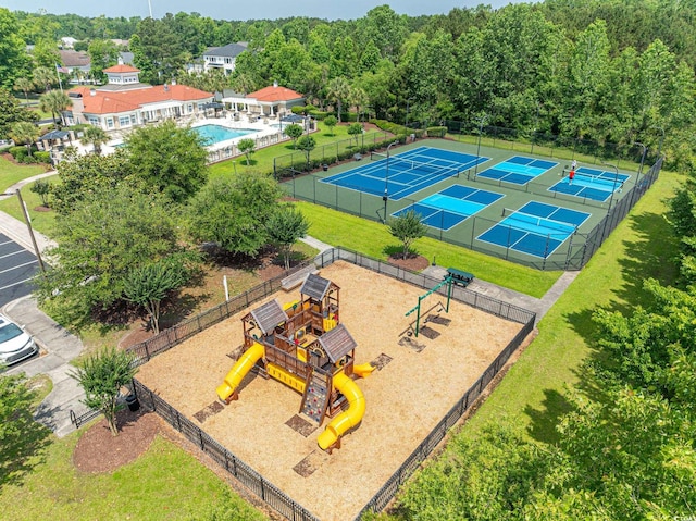 616 Edgecreek Dr, Myrtle Beach, SC 29579 - drone / aerial view of a pool area