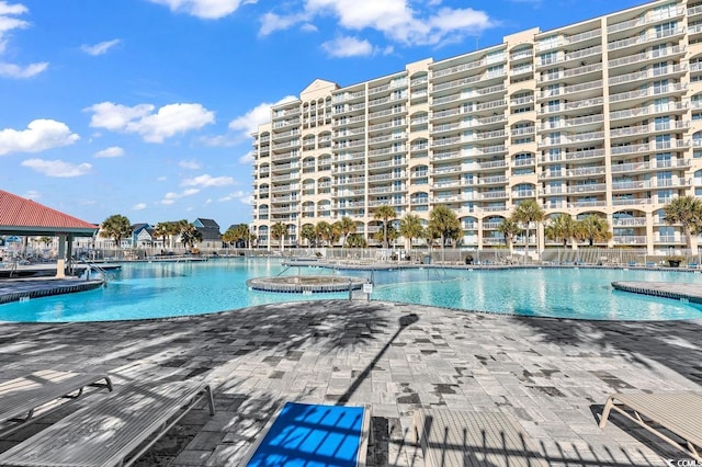 2180 Waterview Dr Unit 725, North Myrtle Beach, SC 29582 - community pool featuring a patio area