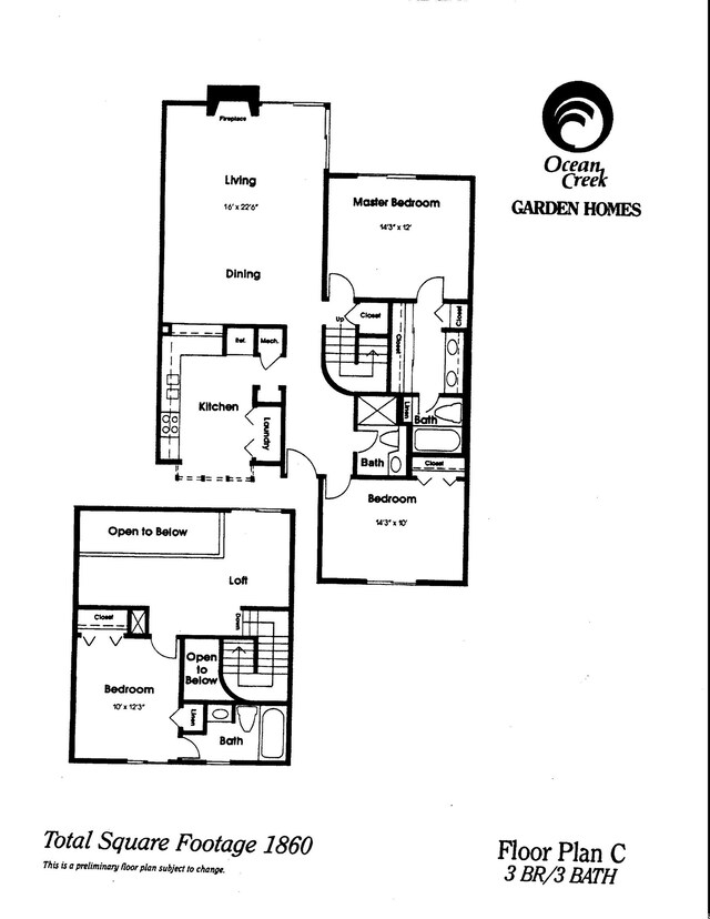 430 Ocean Creek Dr Unit 2534, Myrtle Beach, SC 29572 - floor plan / room layout