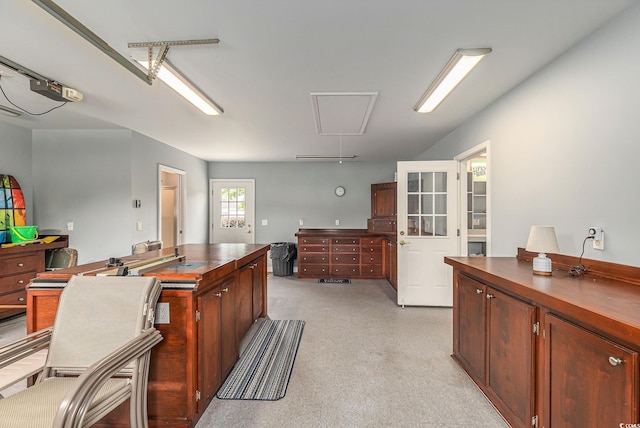 2479 Glen Dr, Little River, SC 29566 - kitchen featuring dark countertops and a center island