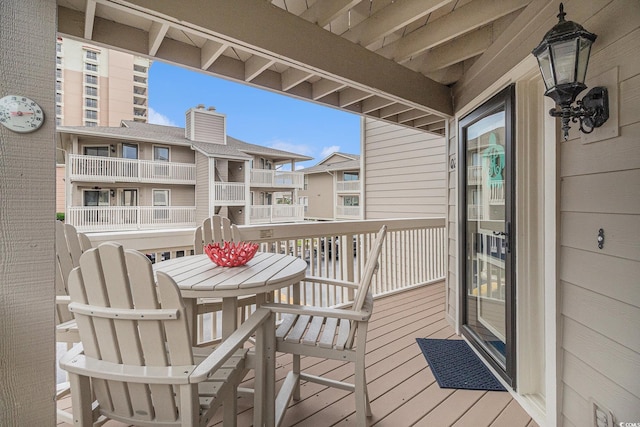 1801 N Ocean Blvd Unit Q-2, North Myrtle Beach, SC 29582 - view of wooden deck