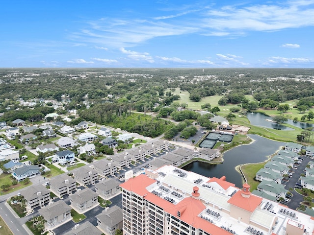 1801 N Ocean Blvd Unit Q-2, North Myrtle Beach, SC 29582 - aerial view of a large body of water and a tree filled landscape