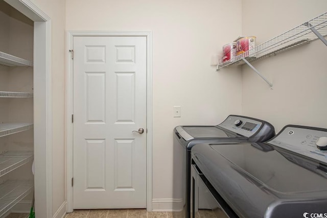 908 Wrigley Dr Unit 17-317-3G, Myrtle Beach, SC 29588 - washroom featuring independent washer and dryer and baseboards