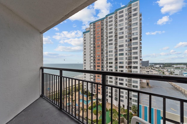 1501 Ocean Blvd S Unit 1249, Myrtle Beach, SC 29577 - balcony featuring a view of city and a water view