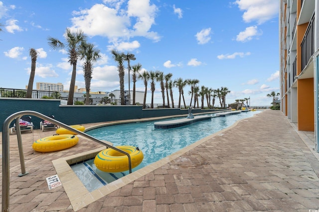 1501 Ocean Blvd S Unit 1249, Myrtle Beach, SC 29577 - community pool featuring a jacuzzi and a patio