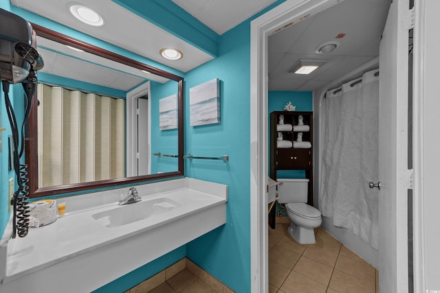 1501 Ocean Blvd S Unit 1249, Myrtle Beach, SC 29577 - bathroom featuring tile patterned flooring, toilet, and vanity