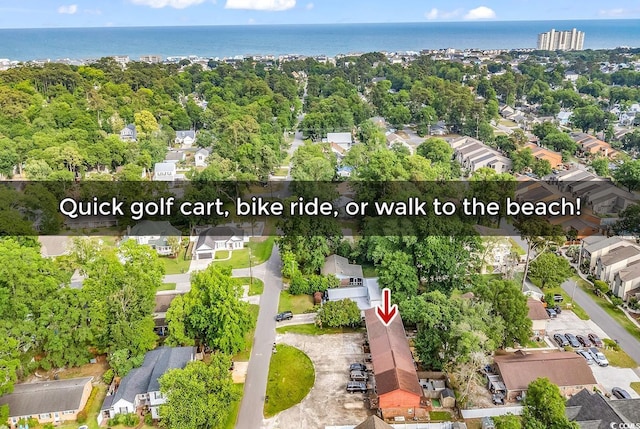 633 Sparrow Dr Unit B, Surfside Beach, SC 29575 - aerial perspective of suburban area with a nearby body of water