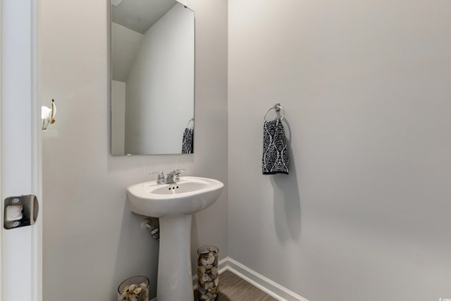 120 Carolina Lakes Blvd, Myrtle Beach, SC 29588 - bathroom with baseboards and a sink