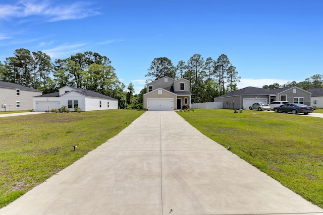 120 Carolina Lakes Blvd, Myrtle Beach, SC 29588 - view of grassy yard with a garage, driveway, and a residential view
