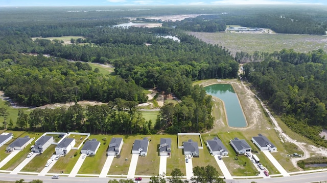 120 Carolina Lakes Blvd, Myrtle Beach, SC 29588 - aerial view of property and surrounding area featuring a nearby body of water and a forest