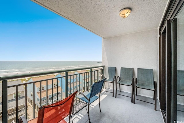 4103 N Ocean Blvd N Unit 204, North Myrtle Beach, SC 29582 - balcony with view of water and beach