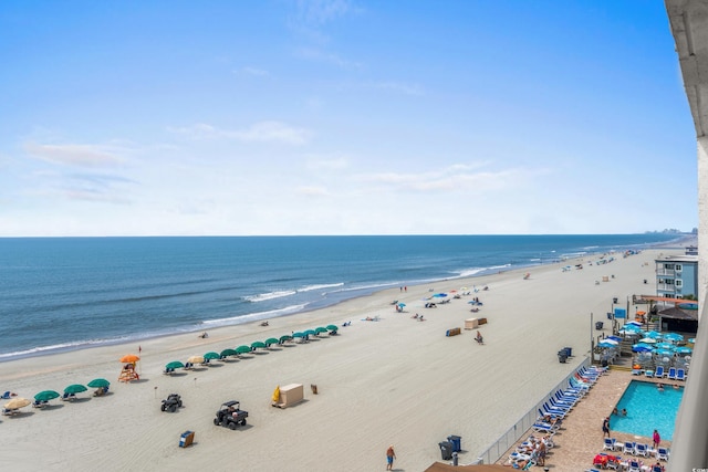 9550 Shore Dr Unit 529, Myrtle Beach, SC 29572 - water view featuring local beach