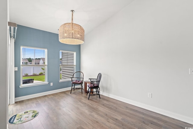 720 Little Fawn Way, Myrtle Beach, SC 29579 - living area featuring wood finished floors and baseboards
