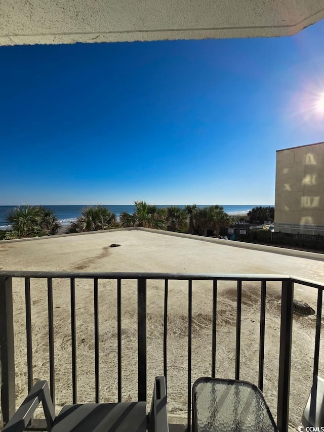 1605 S Ocean Blvd S Unit 105, Myrtle Beach, SC 29577 - balcony with a water view