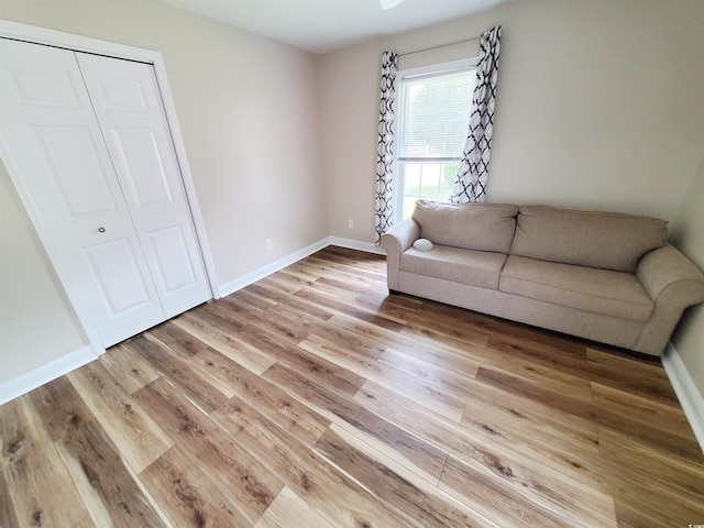 302 Silver Fox Trl, Myrtle Beach, SC 29588 - living room featuring light wood-type flooring and baseboards