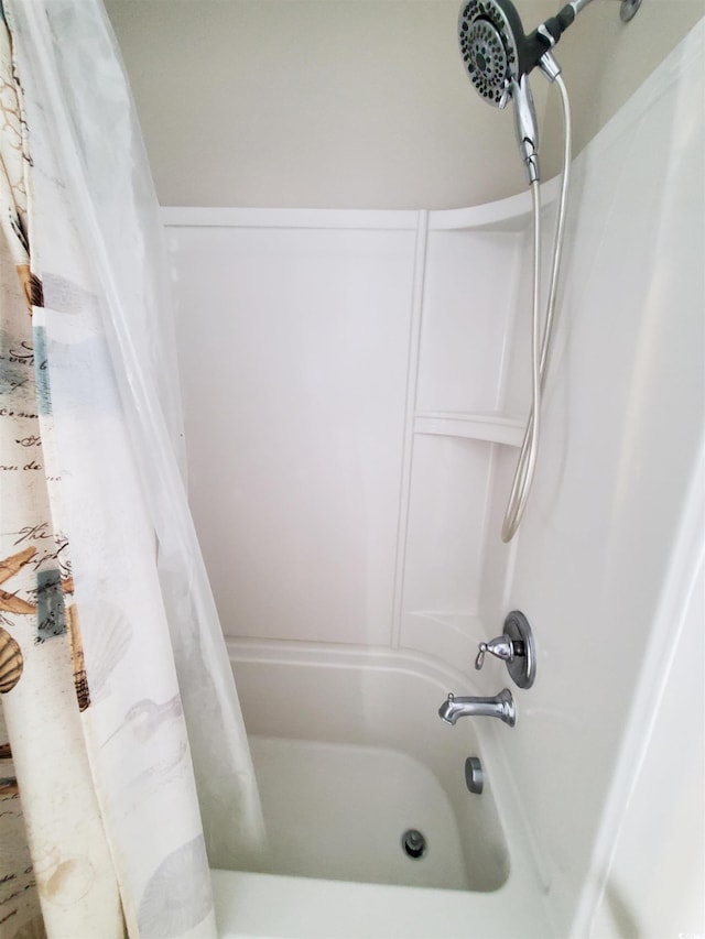 302 Silver Fox Trl, Myrtle Beach, SC 29588 - full bathroom with shower / bath combination with curtain