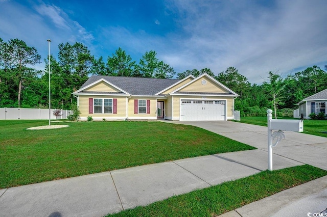 3129 Slade Dr, Conway, SC 29526 - single story home with a garage and driveway