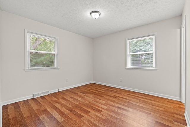203 Longwood Ln, Conway, SC 29527 - empty room with plenty of natural light, a textured ceiling, light wood-style flooring, and baseboards