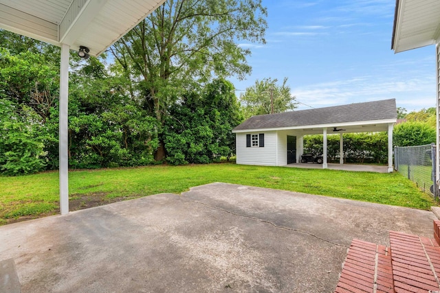 203 Longwood Ln, Conway, SC 29527 - view of patio / terrace with an attached carport
