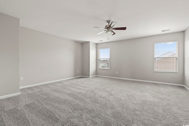 148 Long Leaf Pine Dr, Conway, SC 29526 - carpeted spare room featuring a ceiling fan and baseboards