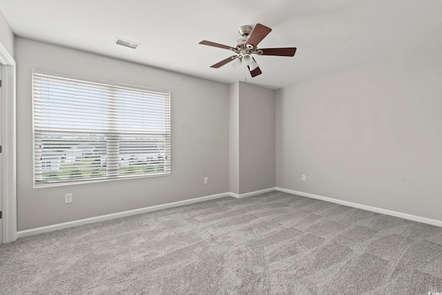 148 Long Leaf Pine Dr, Conway, SC 29526 - empty room with ceiling fan, baseboards, and carpet floors