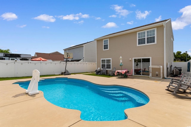 4013 Blackwolf Dr, Myrtle Beach, SC 29579 - view of pool with a patio and a fenced backyard