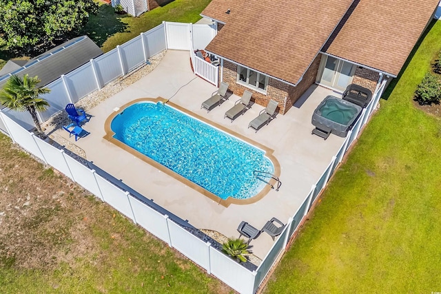502 Garden Dr, Surfside Beach, SC 29575 - view of swimming pool with a patio area