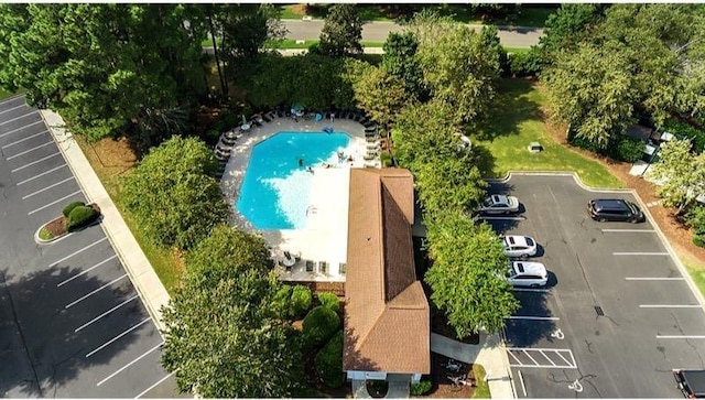 5825 Catalina Dr Unit 124, North Myrtle Beach, SC 29582 - drone / aerial view of a pool