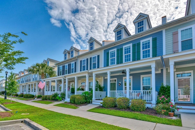 750 Shine Ave Unit 750, Myrtle Beach, SC 29577 - view of property with a porch and a front yard
