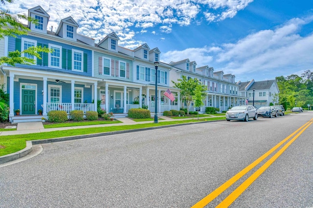 750 Shine Ave Unit 750, Myrtle Beach, SC 29577 - view of asphalt road with sidewalks, curbs, and a residential view