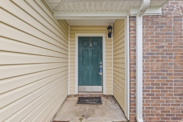 1033 Mccall Loop, Conway, SC 29526 - doorway to property with brick siding
