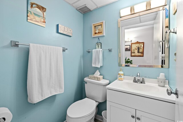 1210 N Waccamaw Dr Unit 1105, Murrells Inlet, SC 29576 - bathroom with toilet and vanity