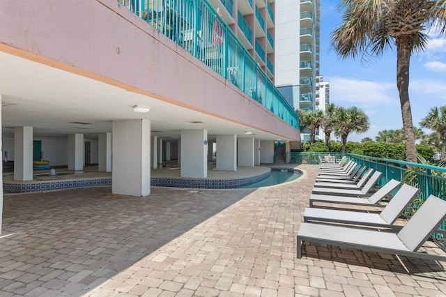 2207 S Ocean Blvd Unit 1517, Myrtle Beach, SC 29577 - community pool with a patio