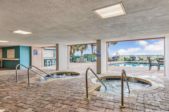 2207 S Ocean Blvd Unit 1517, Myrtle Beach, SC 29577 - indoor pool with a hot tub