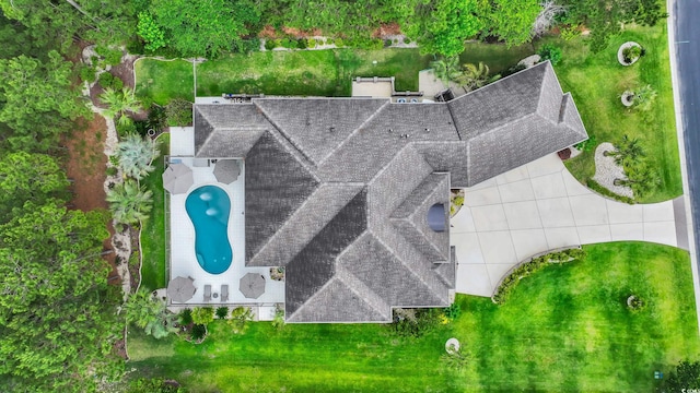 81 Cascade Dr, Murrells Inlet, SC 29576 - aerial view of property and surrounding area featuring a pool area