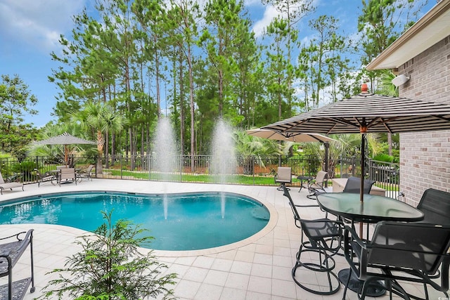 81 Cascade Dr, Murrells Inlet, SC 29576 - view of swimming pool featuring a patio area