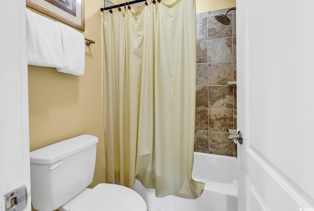 201 Westleton Dr Unit 10-I, Myrtle Beach, SC 29572 - bathroom featuring toilet and shower / bath combination with curtain