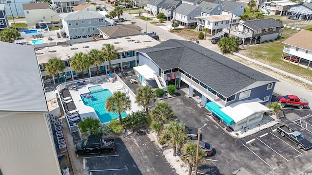 5409 N Ocean Blvd Unit 106/7 108, North Myrtle Beach, SC 29582 - aerial view of residential area featuring a pool area