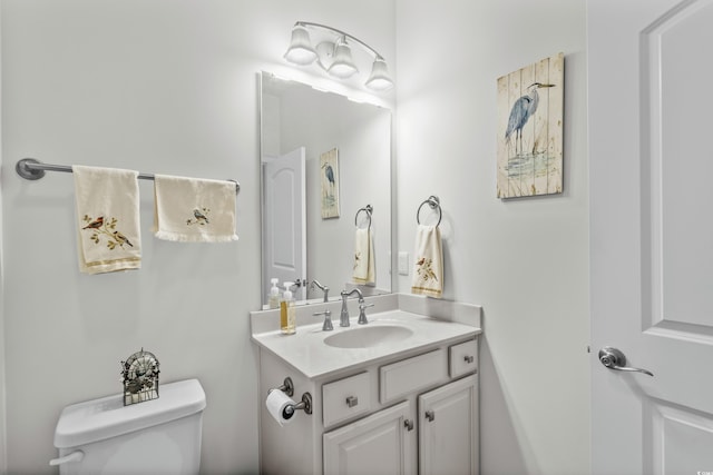 2318 Via Palma Dr, North Myrtle Beach, SC 29582 - bathroom with toilet and vanity