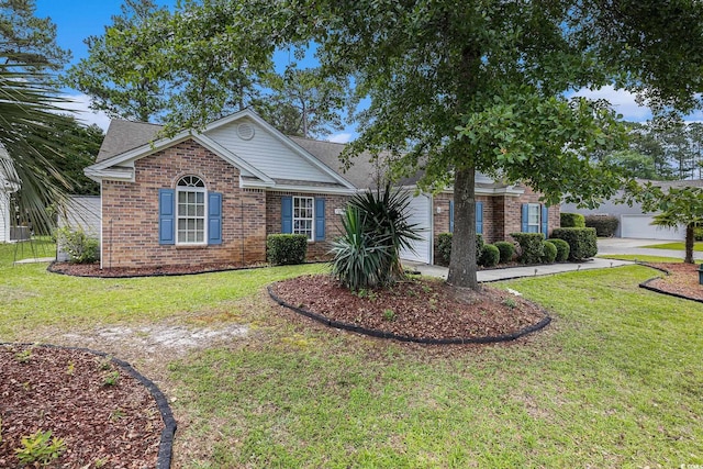 7007 Blade Beak Ln, Myrtle Beach, SC 29588 - ranch-style house with brick siding and a front lawn