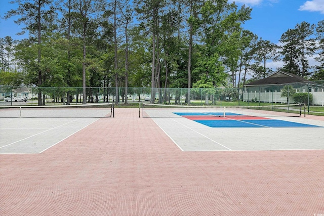 7007 Blade Beak Ln, Myrtle Beach, SC 29588 - view of tennis court featuring community basketball court and view of scattered trees