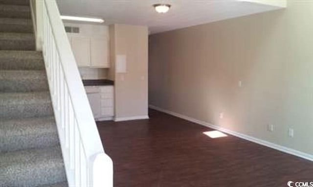 411 Cambridge Cir Unit D5, Murrells Inlet, SC 29576 - staircase with baseboards and wood finished floors