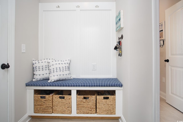383 Mikita Dr, Surfside Beach, SC 29575 - mudroom featuring baseboards and tile patterned floors