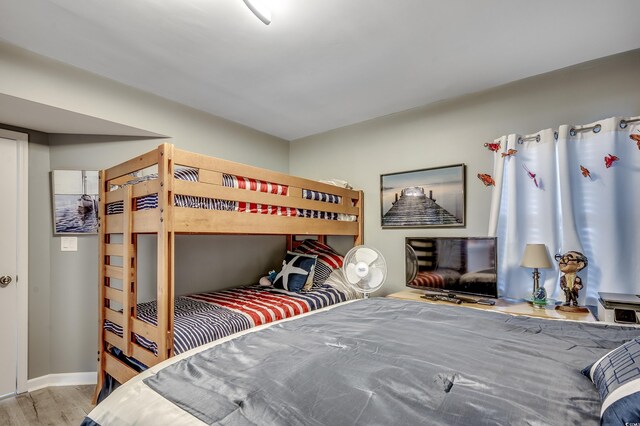 1990 N Waccamaw Dr Unit 1008, Murrells Inlet, SC 29576 - bedroom featuring wood finished floors and baseboards