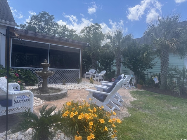 1145 Captain Hooks Way N, Myrtle Beach, SC 29582 - view of yard featuring a patio
