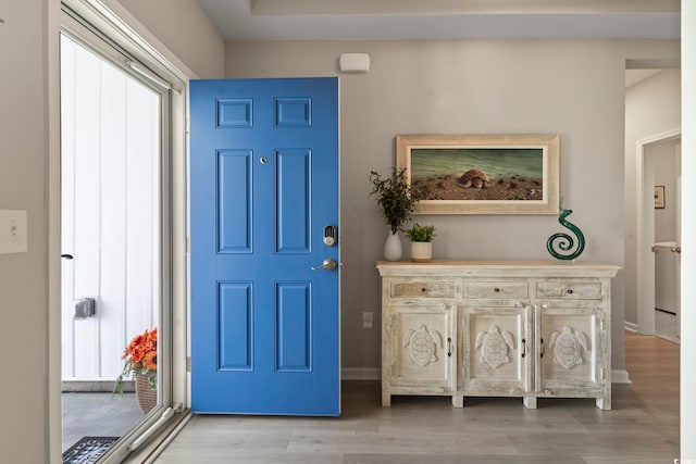 2572 Brescia St, Myrtle Beach, SC 29579 - entryway with wood finished floors and baseboards